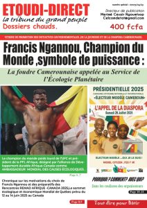 FRANCIS NGANNOU ,SUPER AMBASSADEUR MONDIAL DES CAUSES ÉCOLOGIQUES