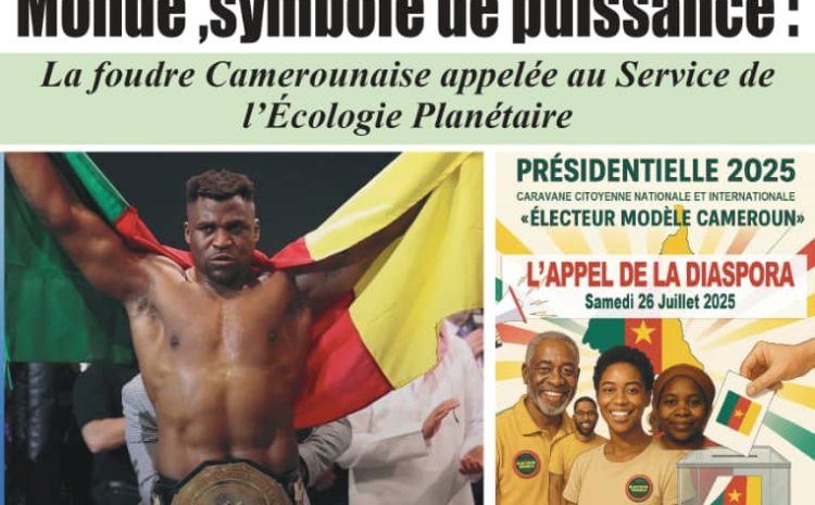  FRANCIS NGANNOU ,SUPER AMBASSADEUR MONDIAL DES CAUSES ÉCOLOGIQUES