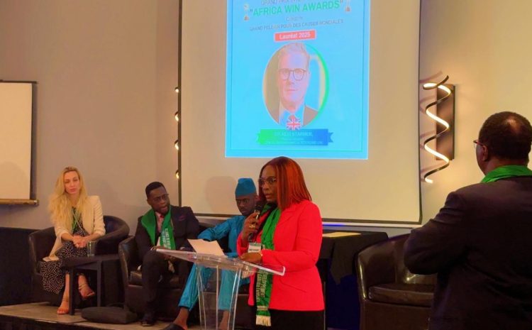 DISTINCTION DES LEADERS DU MONDE PAR L’ALLIANCE DE DÉVELOPPEMENT DURABLE AFRIQUE -CANADA